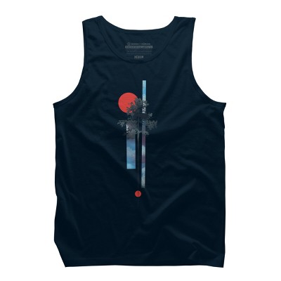 Men's Design By Humans Abstract Nature By airiestudio Tank Top