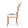 GDFStudio Newman Traditional Upholstered Rubberwood Dining Chairs (Set of 4) - 4 of 4