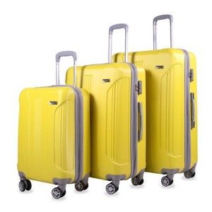 American Green Travel Denali S 3-Piece TSA Anti-Theft Spinner Luggage Sets - 1 of 4