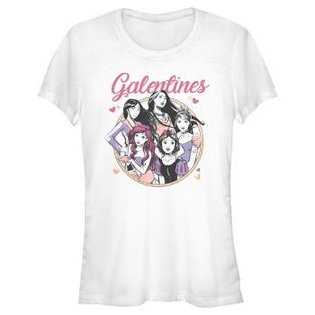 Junior's Women Disney Galentines Sketch T-Shirt