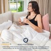 Delara Down Alternative Duvet Insert, GOTS Certified, Organic Cotton Cover, 350 GSM All-Season - 4 of 4