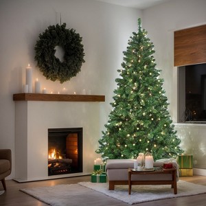 Resenkos Artificial 9ft  RGB-lit Christmas Tree with 1721PVC Mixed Branch Tips - 1 of 4