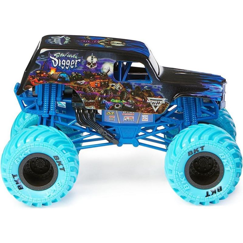 Monster Jam, Official Son-uva Digger Monster Truck, Collector Die-Cast Vehicle, 3 of 4