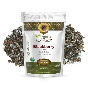 Organic Blackberry Leaf Cut & Sifted 1 Lbs - 1 of 4