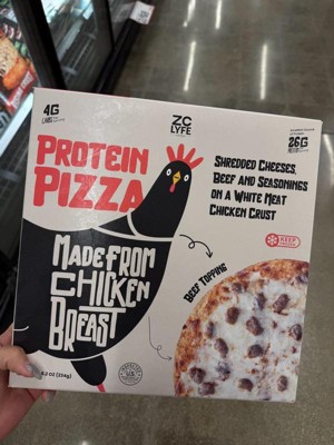 ZeroCarb LYFE High Protein Low Carb Gluten Free Thin Crust Frozen