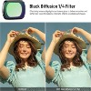 Boersma Magnetic ND&Black Diffusion 1/4 Effect Filter Kit Compatible with DJI OSMO Pocket 3 Creator Combo Accessories, Action Camera 4 Pack - 2 of 4