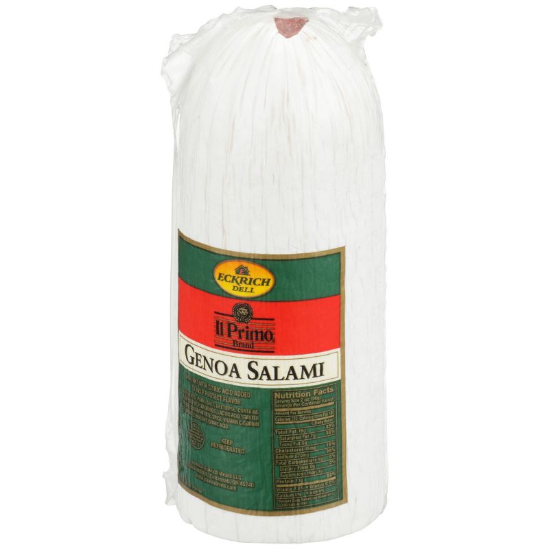 Eckrich Deli Genoa Salami - Deli Fresh Sliced - price per lb, 2 of 5