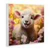 Stupell Industries Lamb in Flower Meadow Wall Plaque Art, 12" x 12" - 2 of 4