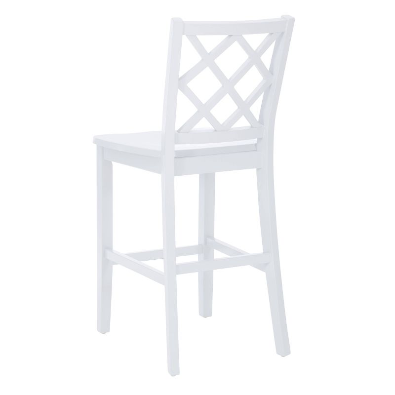 25.25&#34; Shelby X-Back Farmhouse Counter Stool White Finished Wood - Powell, 1 of 10