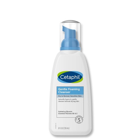 Cetaphil Oil Free Gentle Foaming Facial Cleanser with Glycerin - 8 fl oz - image 1 of 4