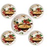 Lorren Home Trends 5 Piece Porcelain Pasta Set Mamma Mia Design - 2 of 4