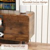 Dolonm Rustic Brown TV Stand Entertainment Center with Storage Cabinets & Open Layer - 3 of 4