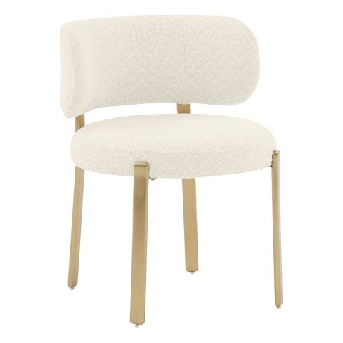 Margaret Cream Boucle Dining Chair : Target
