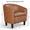 Yaheetech Faux Leather Accent Chair Armchair Club Chair For Living Room - 3 of 4