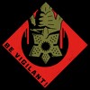 Boy's Stranger Things Be Vigilant Demogorgon Badge T-Shirt - 2 of 4