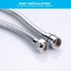 WOWOW 47 in. Stainless Steel Replacement Shower Hose in Chrome - 4 of 4