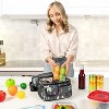 OPUX Insulated Dual Compartment Lunch Bag, Leakproof Soft Cooler Box Women Men Adult, Reusable Tote Pail Kids Boys Girls School - 4 of 4