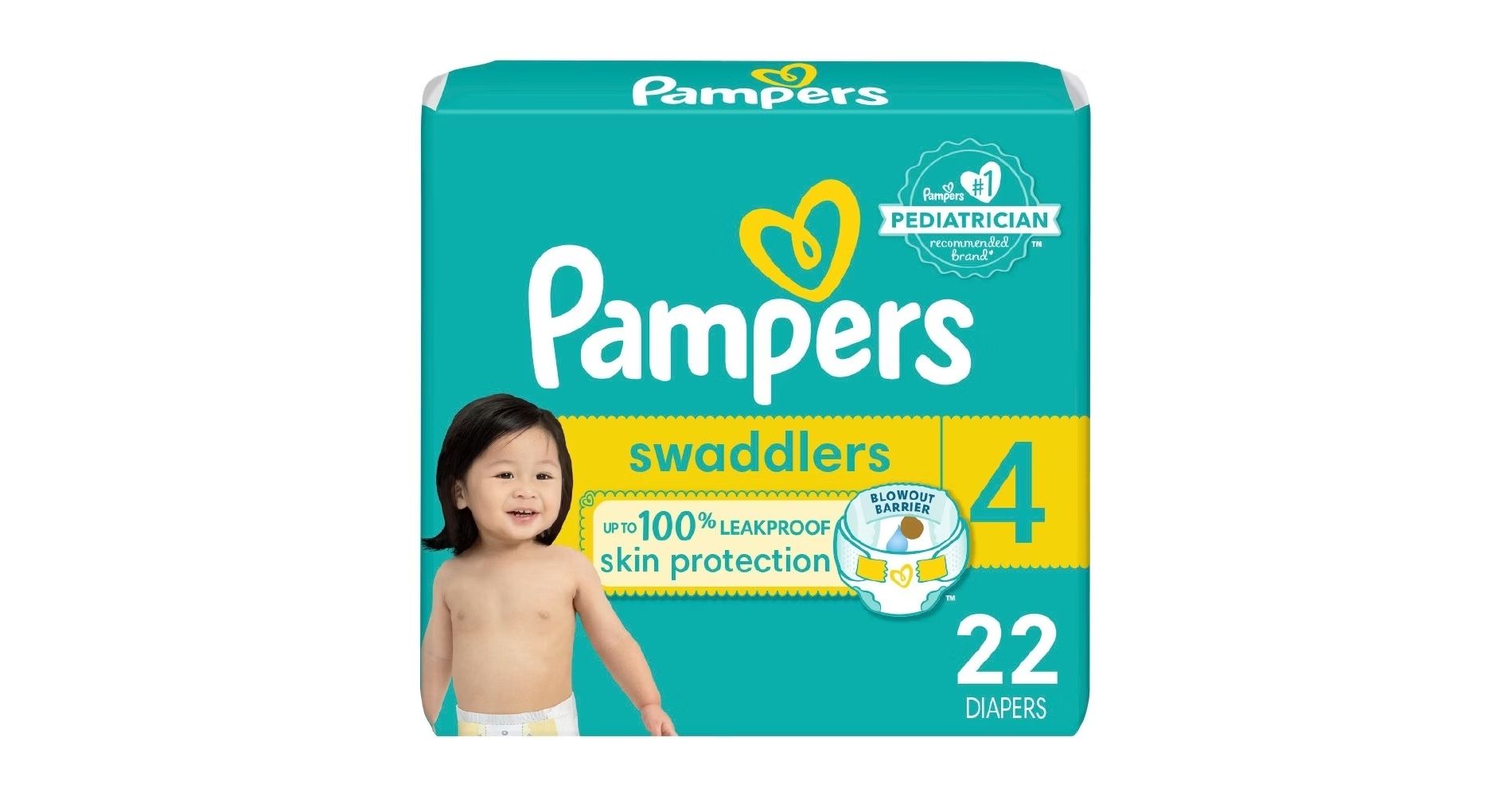 Pampers Swaddlers Sensitive Disposable Diapers - 22ct