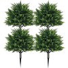 GAOMON Artificial Shrub Topiary Plant, Faux Greenery for Outdoor & Indoor Decor, Patio, Garden, Porch Decoration - 2 of 4