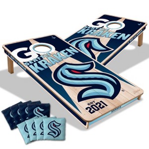NHL Seattle Kraken 2'x4' Wood Toss Game Set - 1 of 4