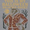 Rerun Island Women Halloween Pajama Shirt Werewolf Short Sleeve Graphic Cotton Cropped Loose T-shirt - 2 of 4