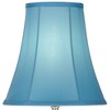 360 Lighting Bohemian Country Cottage Accent Table Lamp 21" High Teal Blue Stacked Glass for Bedroom Living Room Bedside Nightstand Office Kids Family - 3 of 4