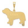 Black Bow Jewelry 14k Yellow Gold Labrador Retriever Pendant - 3 of 4