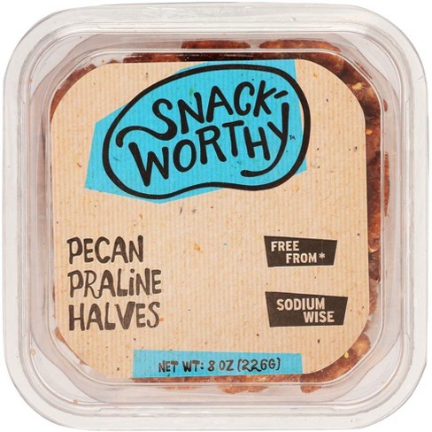 Snackworthy Pecan Praline Halves - Pack of 12 - 8 oz - image 1 of 1