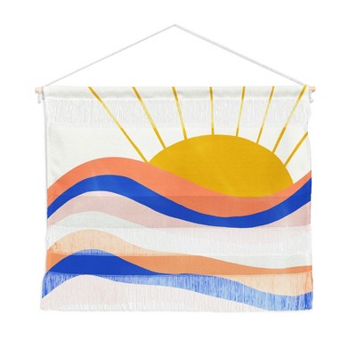 SunshineCanteen Sunrise Surf Fiber Wall Art - Society6