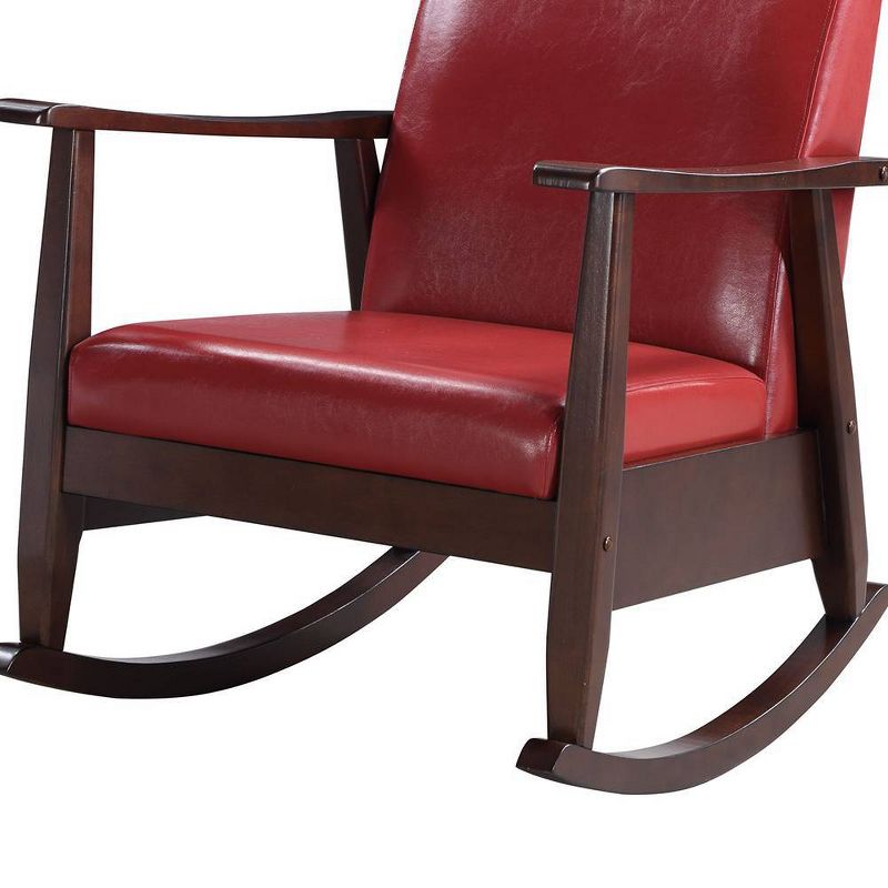 38&#34; Raina Active Sitting Chair Red/Espresso Finish - Acme Furniture, 4 of 7