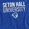 Seton Hall University Official Stacked Short Sleeve Mens Cotton T Shirt, Royal - 2 of 4