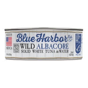 Blue Harbor Solid Albacore Tuna in Water with Sea Salt - 4.6oz - 1 of 4