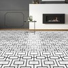 GoodGram Peel N' Stick DIY Retro 12x12 Self Adhesive Vinyl Floor Tile - 20 Tiles (20 Total SF in a Box) - Affinity - 20 Tiles/20 sq. ft. - 2 of 4