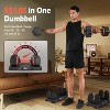 25LB/55LB Adjustable Dumbbells Set, 5LB to 25LB Dumbbell Pair,15LB to 55LB Weight Set of 2 - 3 of 4