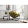 NicBex Rocking Chair Outdoor Rattan Glider Rocker Chair Accent Chair Reading Chair Comfy Chair for Front Porch, Living Room, Patio, Garden - 4 of 4