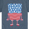 Boys' - SpongeBob SquarePants - Silhouette Stars Stripes Short Sleeve Graphic T-Shirt - 2 of 4