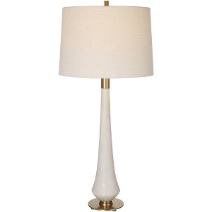 Uttermost Marille 35 1/2" Modern Faux Ivory Stone Buffet Table Lamp - 1 of 1