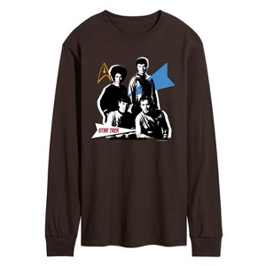 Men's - Star Trek - Original Series Crew Long Sleeve Graphic T-Shirt - 1 of 3