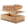 Prosumer's Choice Natural Bamboo Charging Station Rack for Smartphones and Tablets - image 2 of 4