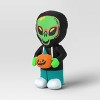 3.5' Airblown Green Alien Kid with Jack O'Lantern Halloween Inflatable Decoration - Hyde and EEK! Boutique™ - 3 of 4