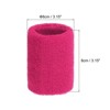 Unique Bargains Sweat Absorbent Elastic Tennis Badminton Basketball Wrist Sweatbands 8 Pcs - 2 of 4