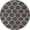 Unique Loom Trellis Frieze Rounded Trellis Indoor Woven Area Rug - 2 of 4