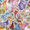 Unique Bargains Waterproof Nordic Christmas Stickers Colorful 1.57"-3.15" 50 Pcs - 4 of 4