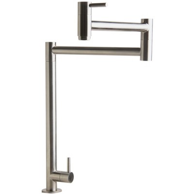 ALFI AB5018-BSS Brushed Stainless Steel Retractable Pot Filler Faucet
