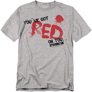Shaun Of The Dead Red On You Adult T-Shirt - 1 of 4