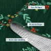 TackView Christmas Garland Print Rug, Non-Slip Hallway Rugs, Washable Low Pile Carpet Runner, Indoor Floor Mats for Laundry - 4 of 4
