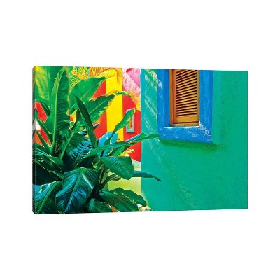 iCanvas Mexico, Costalegre. Colorful Hotel Walls by Jaynes Gallery Canvas Print Wall Art