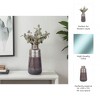 Modern Glam Glass Vase - Handcrafted Decorative Glass Flower Vase for Home, Office, Bedroom & Living Room - Elegant Finish - 3 of 4