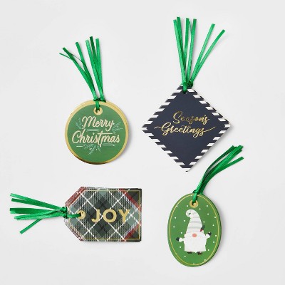 16ct Premium Luggage Gift Tags Green - Wondershop™