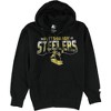 STARTER Mens Pittsburgh Steelers Hoodie Sweatshirt, Black, Large - 4 of 4